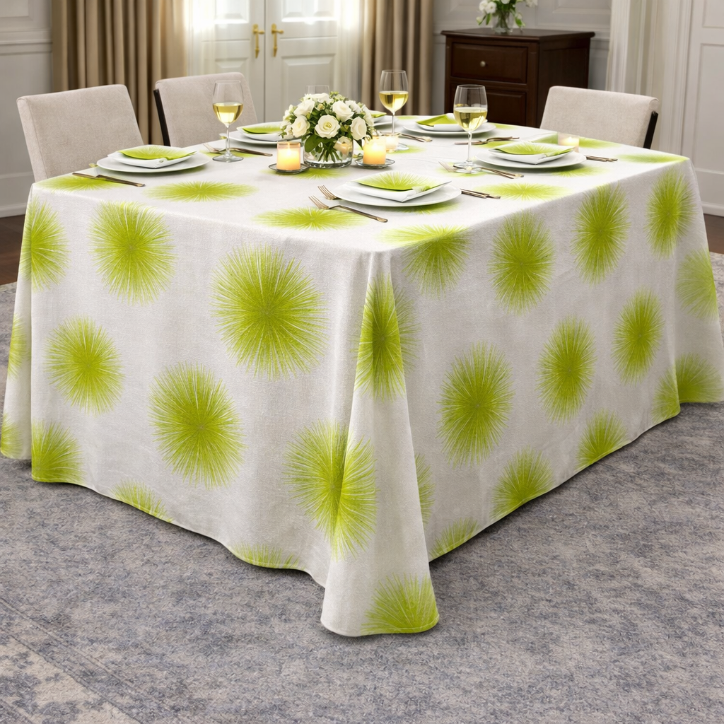 Tablecloths Chartreuse Starburst