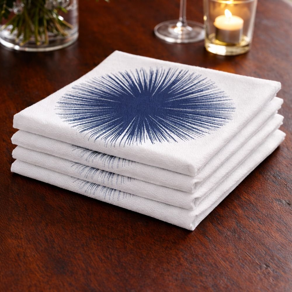 Napkin Navy Starburst