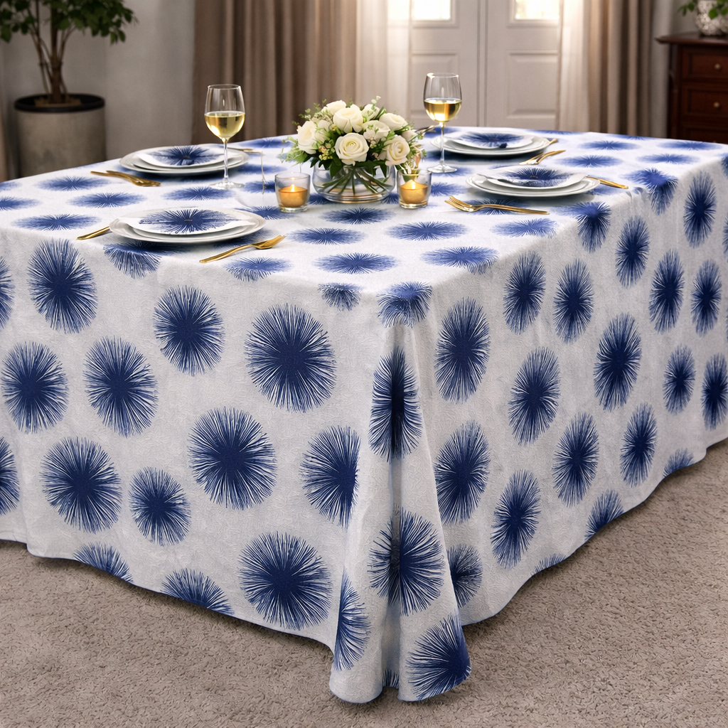 Tablecloths Navy Starburst